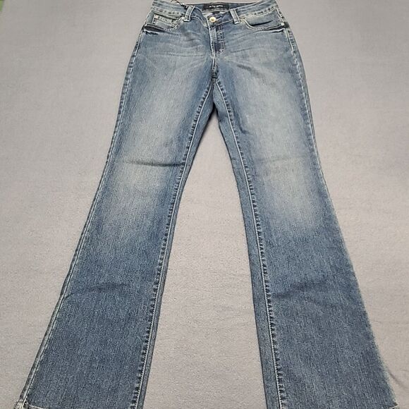 Nine West Womens Jeans 6/27 Average West End Boot Metro Wash Faded Front - Picture 1 of 12